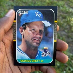 Russ Baseball Card - Black and Blue